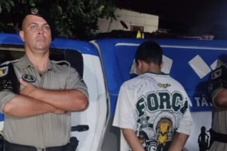 PM prende suspeito de ser um dos "cabeças" do tráfico de drogas no Garavelo Park, em Aparecida