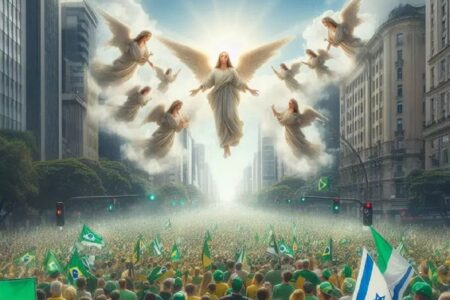 Imagens religiosas de ato bolsonarista feitas por IA são 'fantasia autoritária', diz especialista Reportagem ouviu Eugenio Bucci