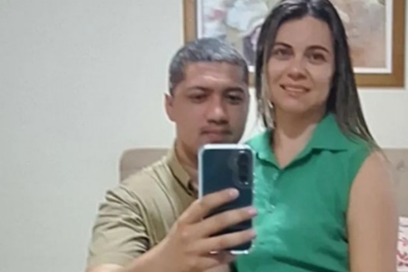 João Paulo Tibúrcio e a namorada, Gislane Silvia, mortos pelo ex dela (Foto: Reprodução)
