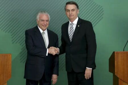 Bolsonarou procurou Temer para alinhar discurso do ato na Paulista