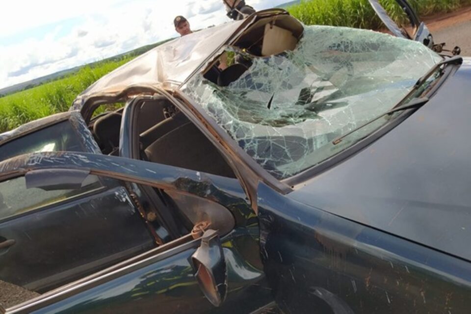 Motorista morre em acidente de carro na GO-040 em Goiatuba