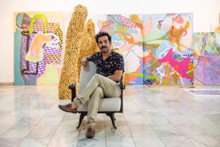 Artista Plástico Diogo Miranda traz exposição "Terrário" para Goiânia (Foto: Pedro Pinheiro)