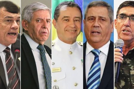 Generais depõem à PF de forma simultânea, e Exército prepara cela Augusto Heleno, Braga Netto, Almir Garnier e Paulo Sérgio Nogueira