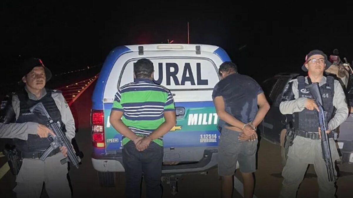PM prende, em Barro Alto, dois suspeitos de latrocínico e ocultação de cadáver em MT