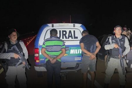 PM prende, em Barro Alto, dois suspeitos de latrocínico e ocultação de cadáver em MT