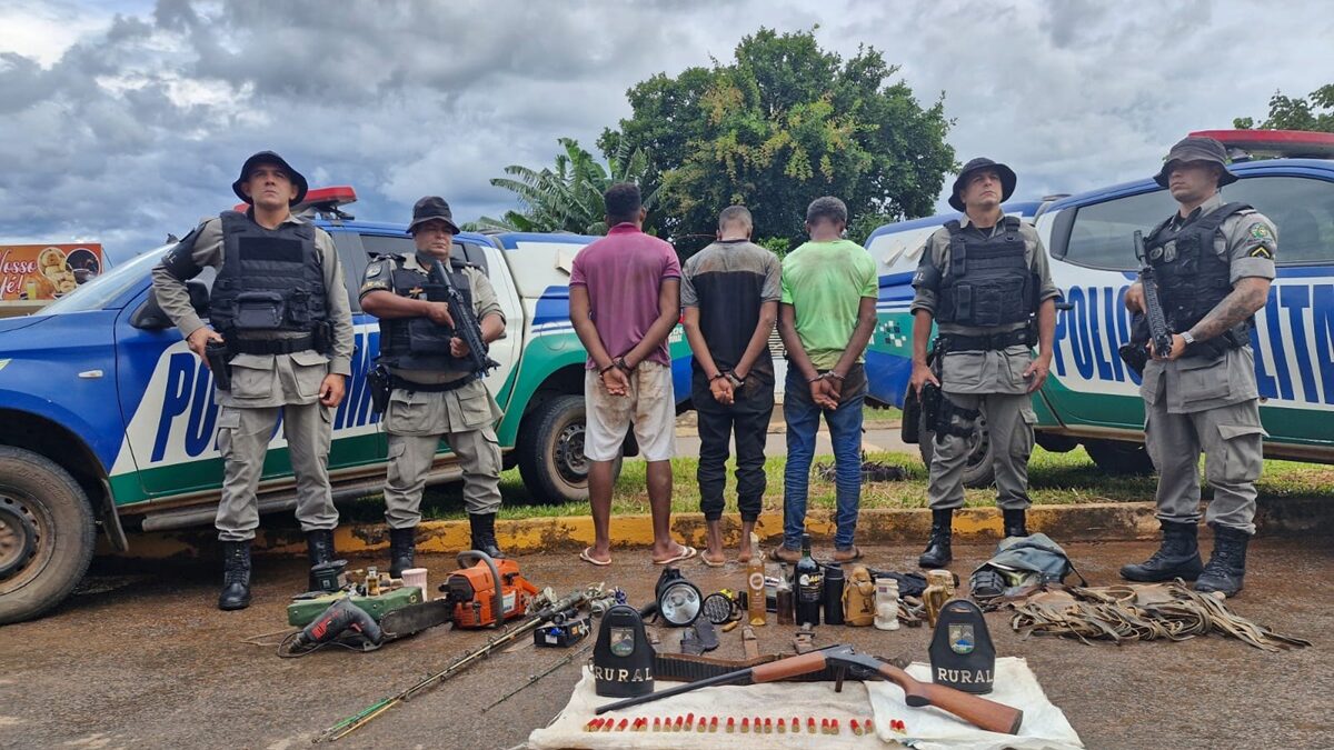 Batalhão Rural prende família suspeita de praticar furtos na zona rural de Formosa