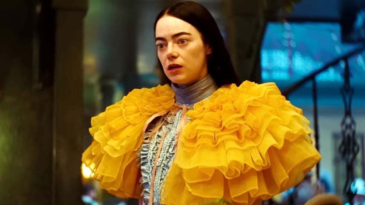 Filme Pobres Criaturas, com Emma Stone está na programação da mostra O Amor, a Morte e as Paixões (Foto Element Pictures)
