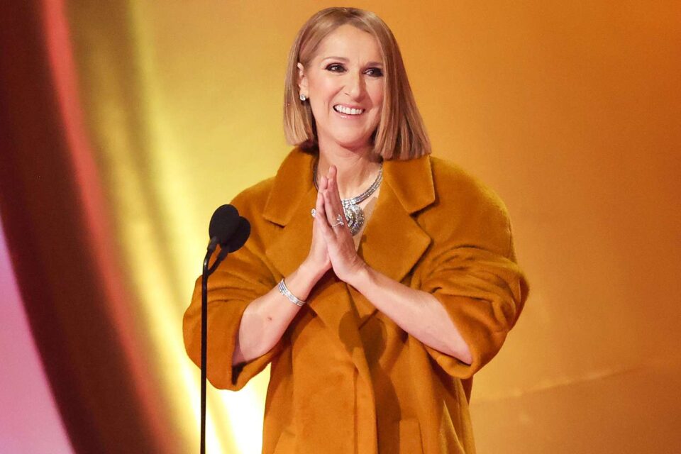 Céline Dion faz rara aparição durante Grammy Awards