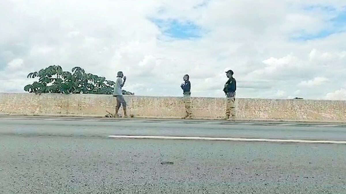 PRF impede que homem dê fim a própria vida na BR-020, em Planaltina (DF)