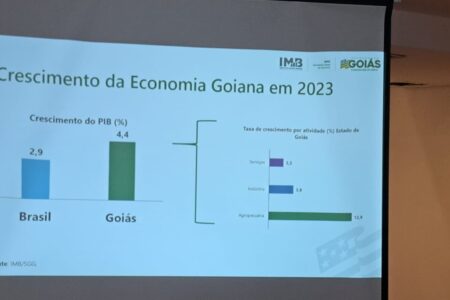 Goiás teve 4,4% de aumento no PIB em 2023, aponta governo Crescimento se deu através da atividade agropecuária, indústria e serviços