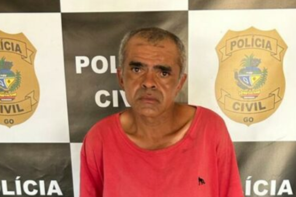 Reincidente em crime de importunação sexual é preso, em Cachoeira Dourada (Foto: Divulgação/PCGO)