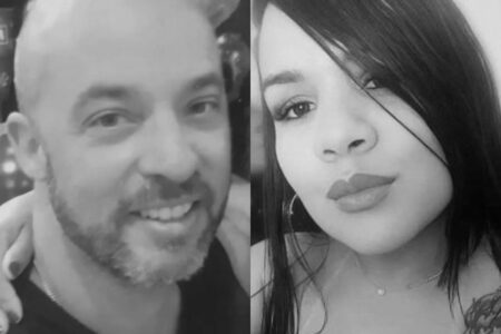 Escrivão Leonardo Ribeiro e a namorada, Jéssica (Foto: Reprodução)