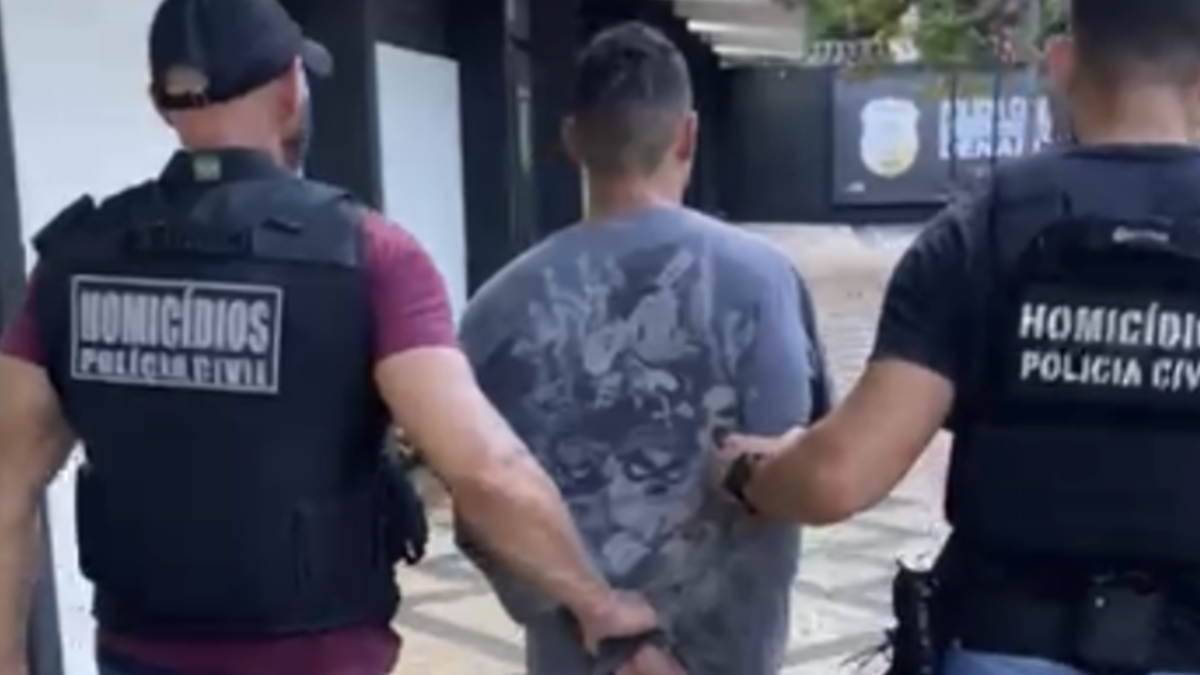 Preso suspeito de matar lutador de MMA (Foto: Reprodução)