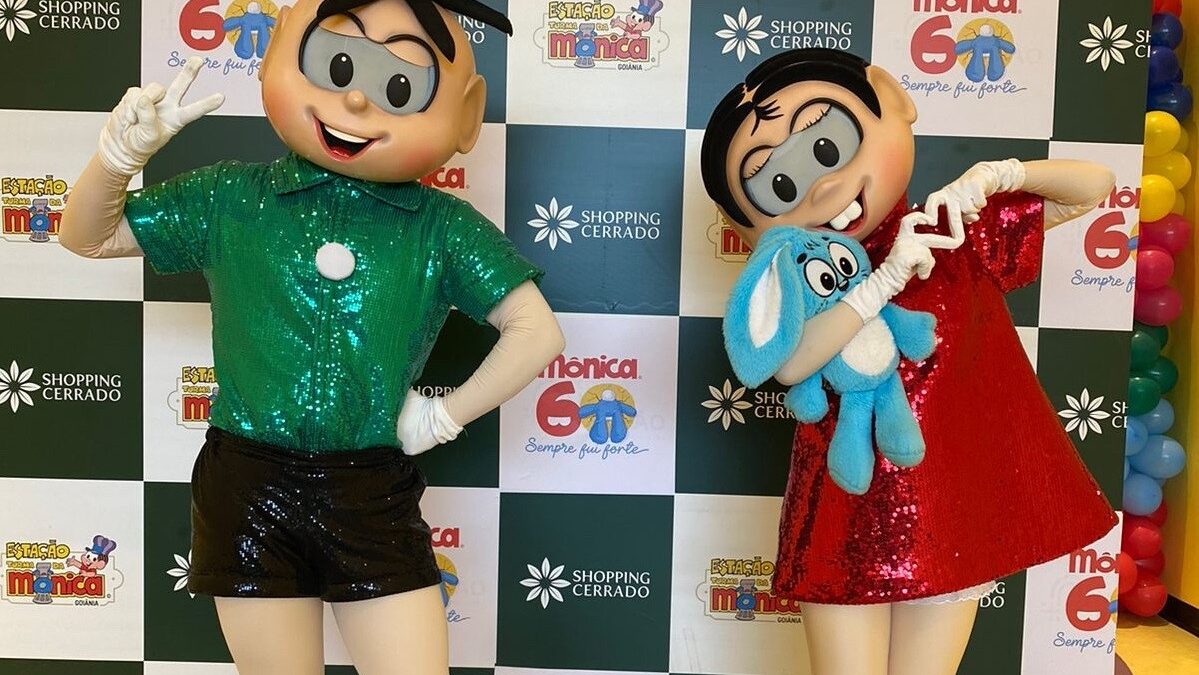 Personagens da Turma da Mônica visitarão Goiânia neste fim de semana