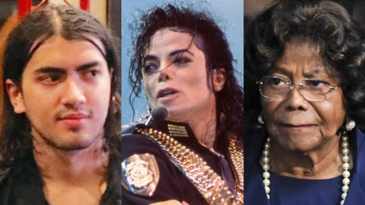 Filho e mãe de Michael Jackson (Foto reprodução)