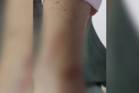 Mulher é agredida durante velório em Morrinhos (Foto: Reprodução)