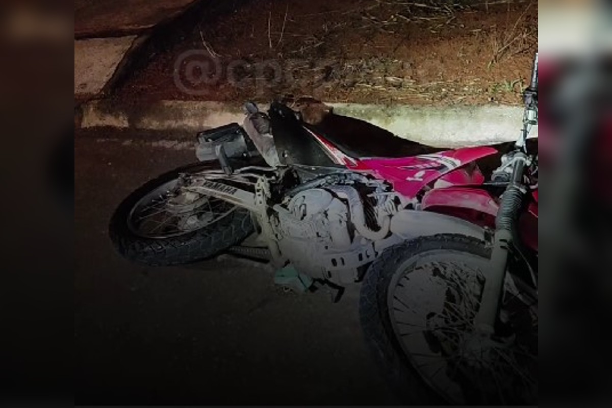 Dois suspeitos de roubo de moto morrem após confronto com a PM, em Aragoiânia (Foto: PM - Reprodução)