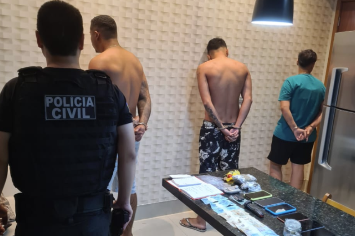 Presos mais três suspeitos de participar da morte de rival na Vila Redenção, em Goiânia