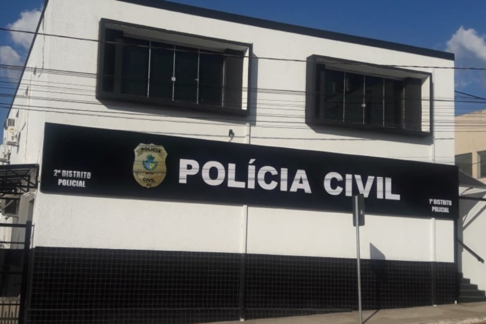 Fachada Delegacia de Polícia Civil de Catalão (Foto: Divulgação/PCGO)