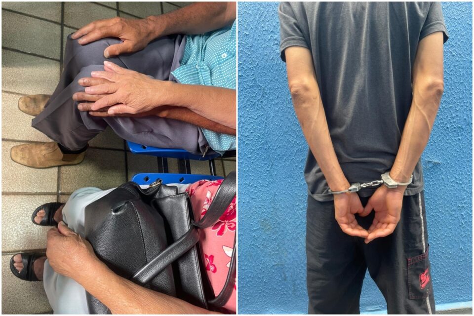Preso suspeito de agredir pais idosos e pegar a aposentadoria deles em Anápolis