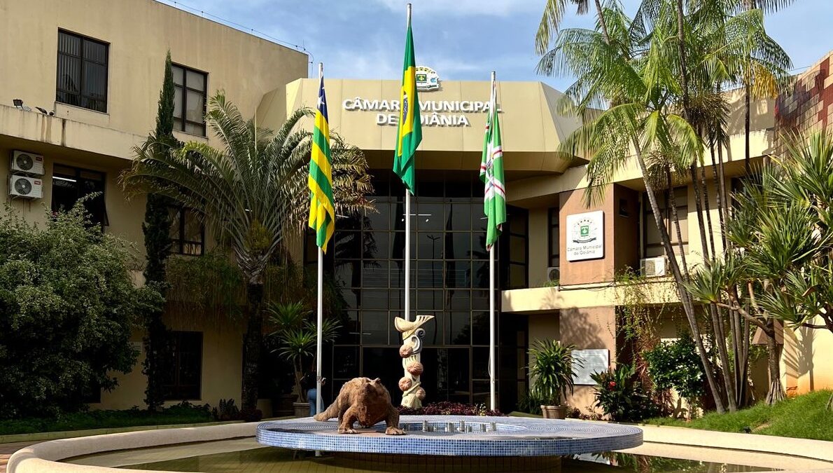 Fachada da Câmara Municipal de Goiânia (Foto: divulgação)
