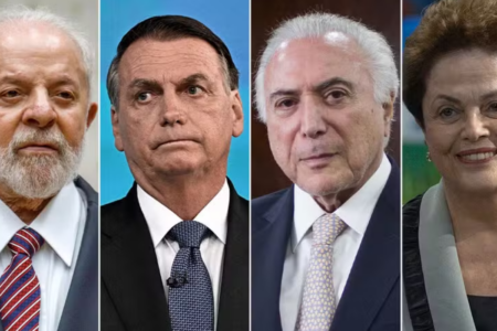 Últimos presidentes do Brasil (Foto O Globo)