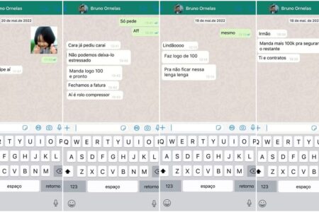 Detran Goiás: mensagens entre advogado e empresário expõem venda de cargos (Imagens: reprodução)