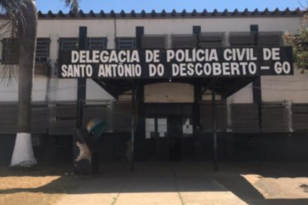 Delegacia de Polícia Civil de Santo Antônio do Descoberto (Foto: Divulgação/PCGO)
