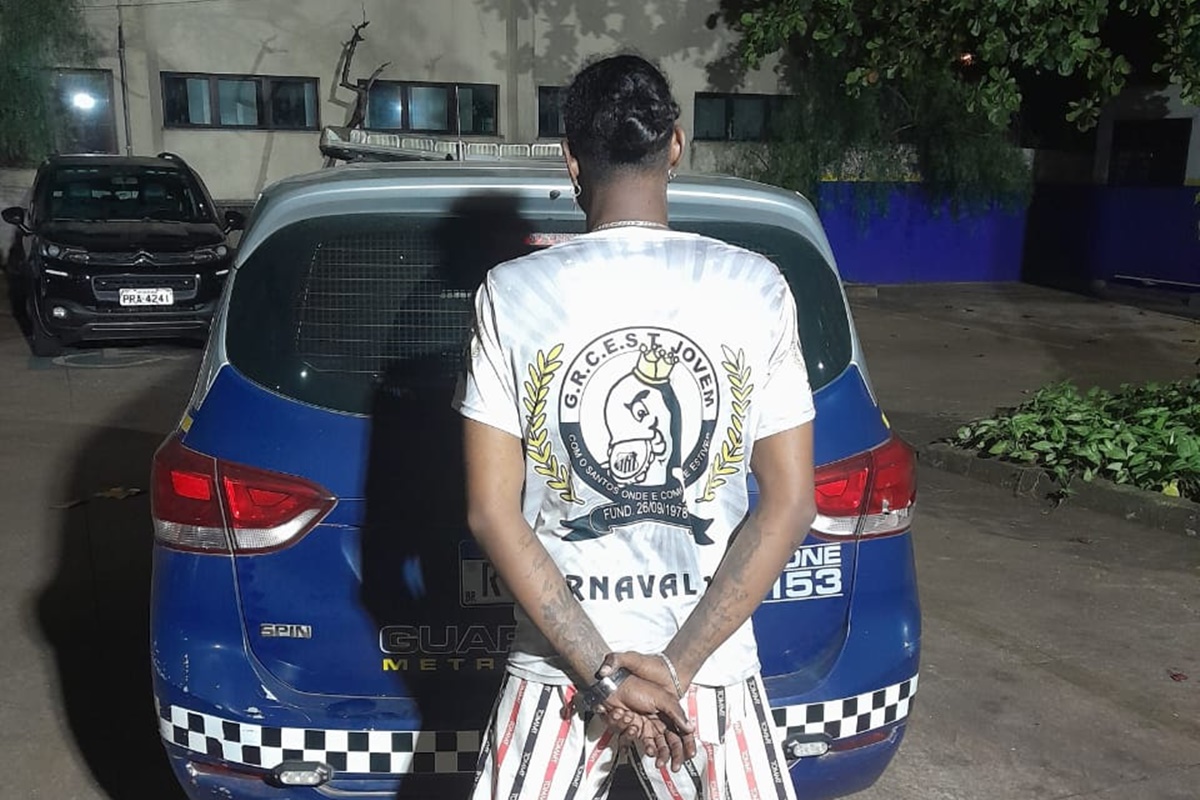 Guarda Civil prende homem suspeito de ameaçar e agredir mulher, em Goiânia