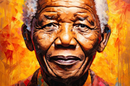 Rosto de Mandela gerado por Inteligência Artificial (Foto: Pixabay)