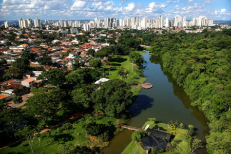 Vista aérea de Goiânia (Foto: Prefeitura de Goiânia)