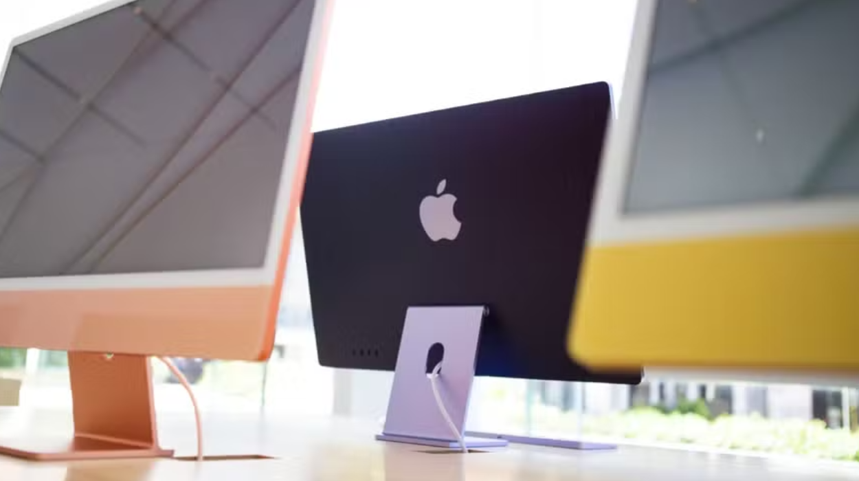 Macs da Apple dispositivo da Apple comemora 40 anos (Foto Bloomberg O Globo)
