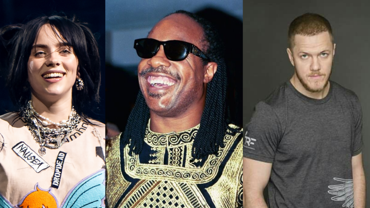Billie Eilish, Stevie Wonder e Imagine Dragons são alguns dos artistas que protestam contra inteligência artificial (Foto reprodução)