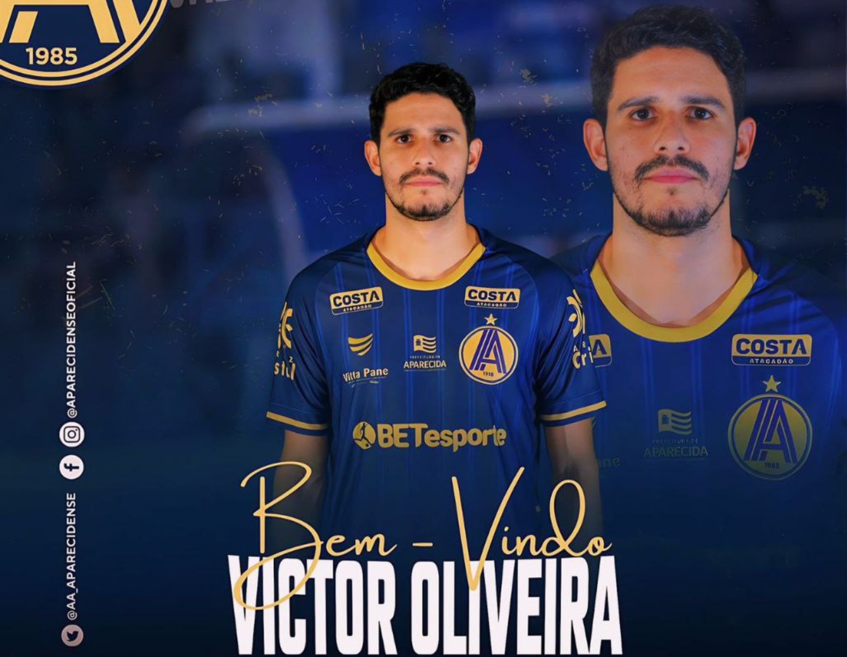 Aparecidense anuncia a contratação do zagueiro Victor Oliveira para a sequência da temporada