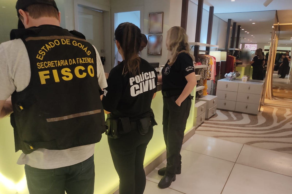 Polícia investiga sonegação fiscal em lojas de roupas de luxo em bairro nobre de Goiânia