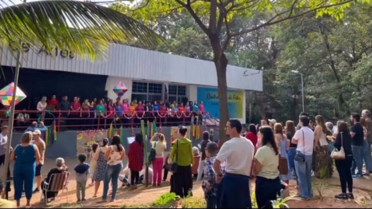 Apresentações culturais e exposição no Bosque dos Buritis, em Goiânia (Foto Secult Goiânia)