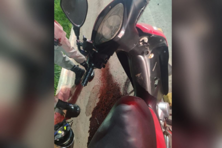 Motociclista é baleado por guarda civil em Senador Canedo (Foto: Divulgação/PCGO)