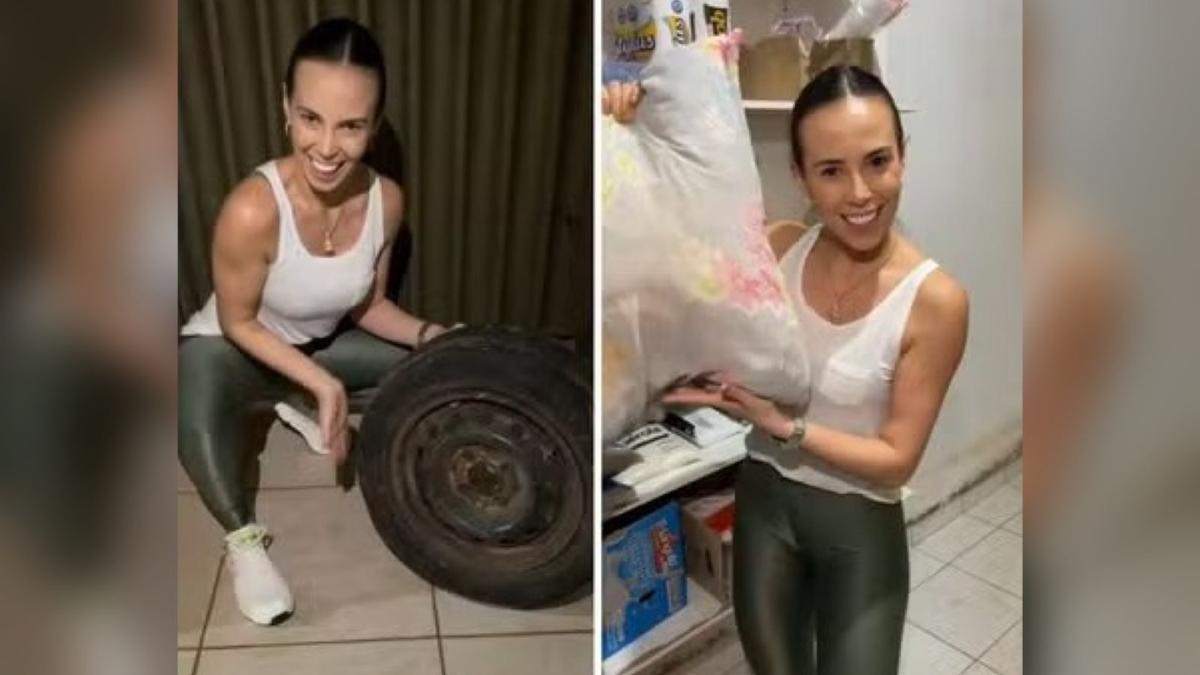 Empresária viraliza após mostrar itens esquecidos em motel de Goiânia
