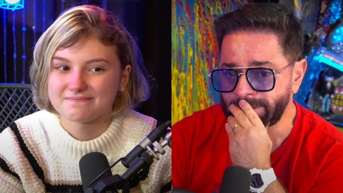 Influencer com câncer terminal fala sobre morte em podcast Isabel Veloso emocionou o apresentador Rogério Vilela e os internautas