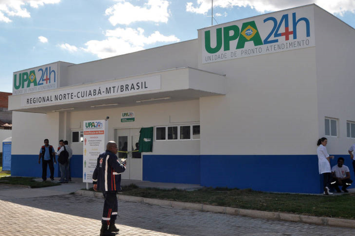 Entrada da UPA Morada do Ouro, em Cuiabá - Prefeitura de Cuiabá/Divulgação