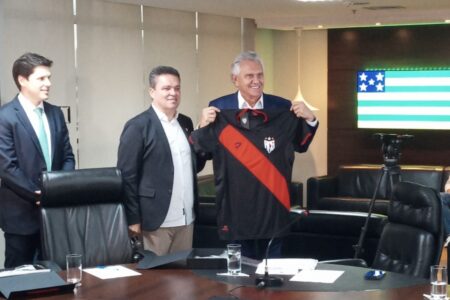 Daniel Vilela, Adson Batista e Ronaldo Caiado