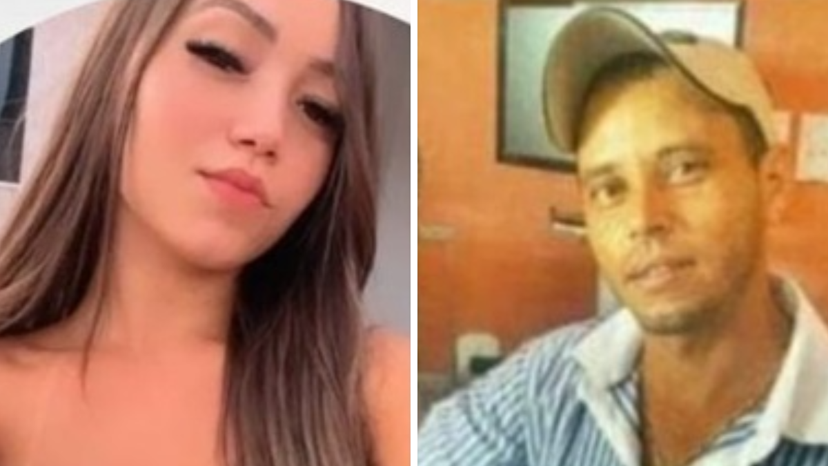 Thauany Pereira Lopes, morta com tiro no rosto/Fábio Gomes, suspeito do crime