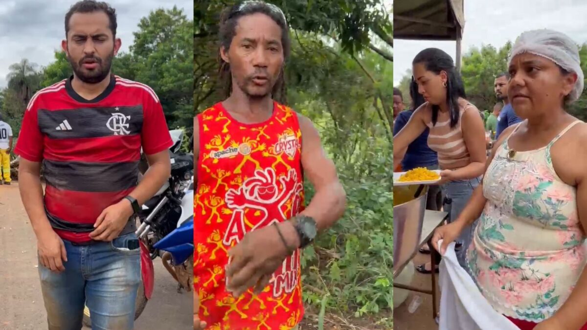 De produção de almoço até buscas: a participação de voluntários na localização de Samyla Vitória Percorremos parte de terra, também de água