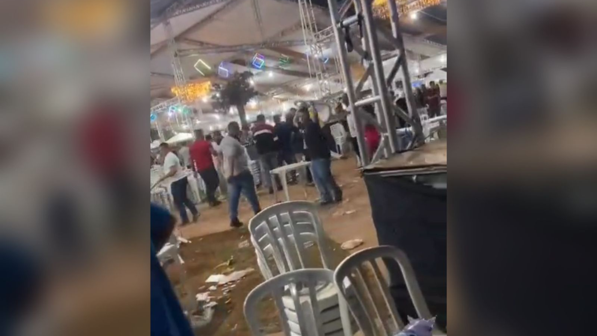 Desentendimento vira briga generalizada no Festival Gastronômico de Santo Antônio de Goiás