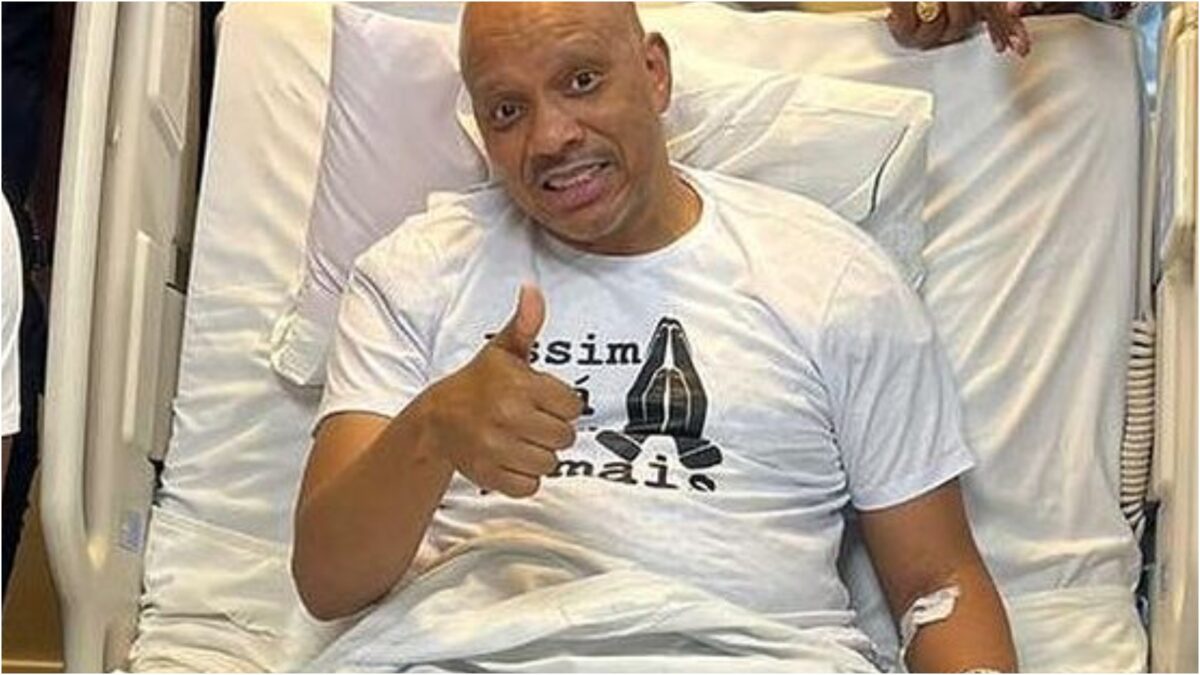 Anderson Leonardo, do grupo Molejo, teve alta da UTI (Foto: reprodução)
