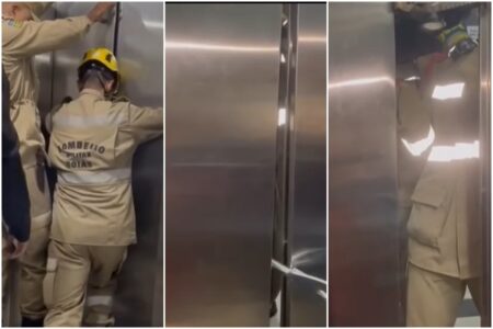Elevador de faculdade em Goiânia trava com seis alunos, mas ninguém ferido