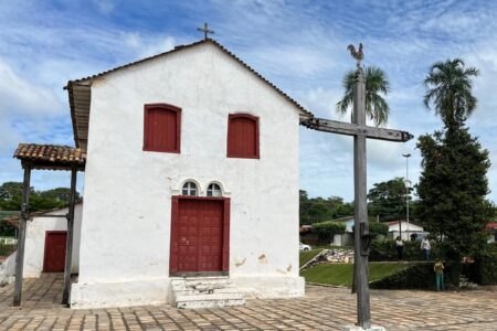 Igreja Nossa Senhora do Rosário dos Pretos, em Jaraguá, passa por restauração