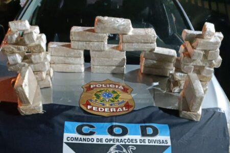 COD apreende cocaína avaliada em R$ 650 mil