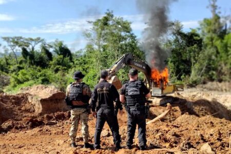 Polícia Federal fecha três garimpos em Terra Indígena Kayapó no Pará