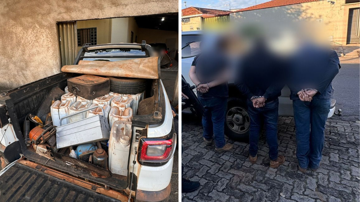 Quatro pessoas são presas em operação que investiga furtos de defensivos agrícolas, em Goiás